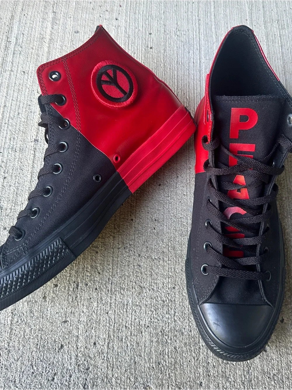 Converse Chuck Taylor All Star High Seek Peace men’s size 11 - Picture 3 of 6